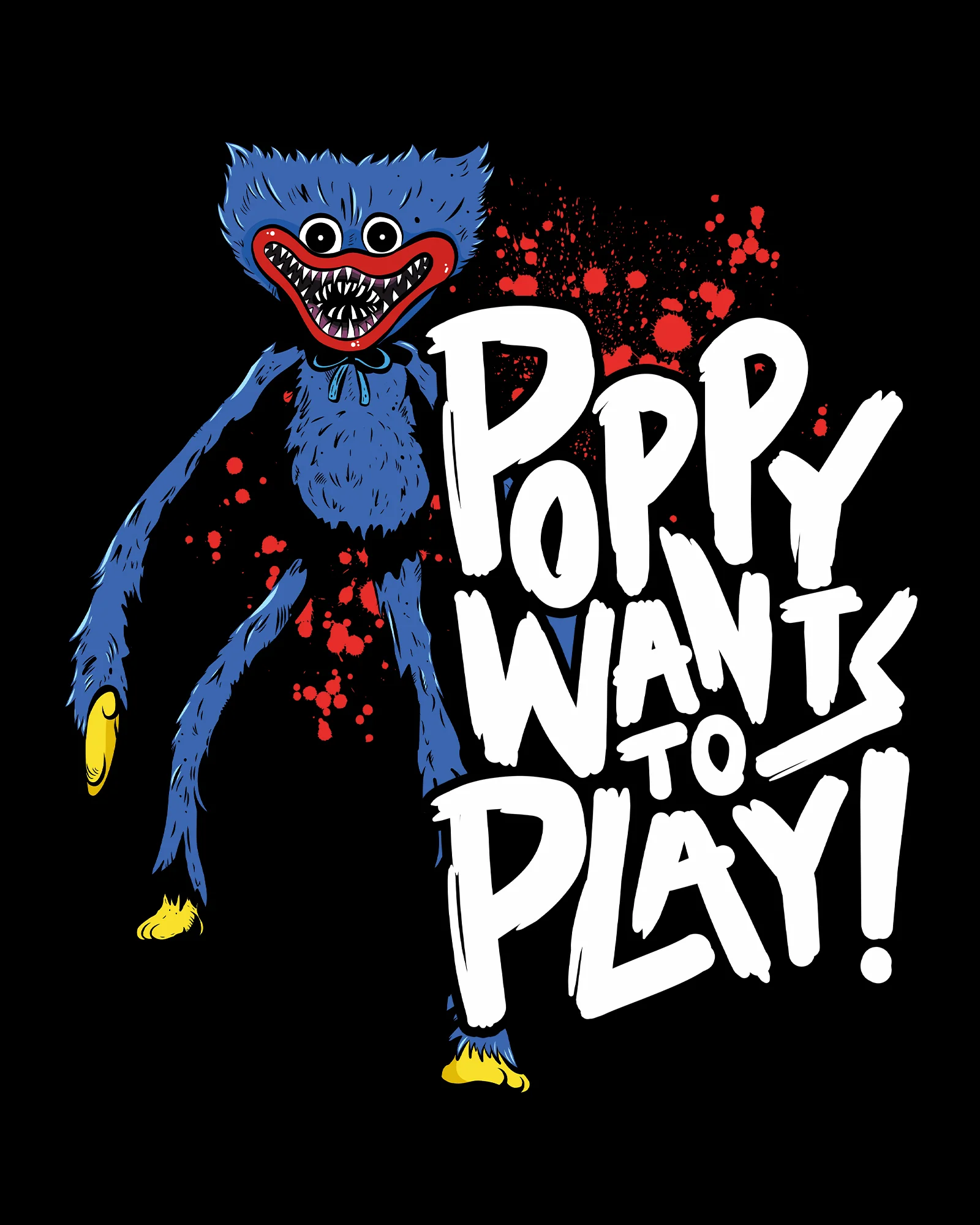 Poppy Wants To Play Long Sleeve Tee - Image 2